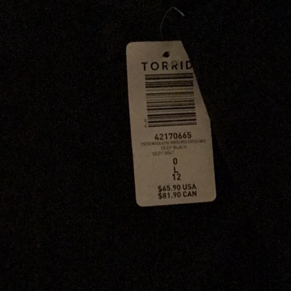 Torrid Stretch Woven Active Romper With Surplice Back Size Large NWT - Picture 5 of 5